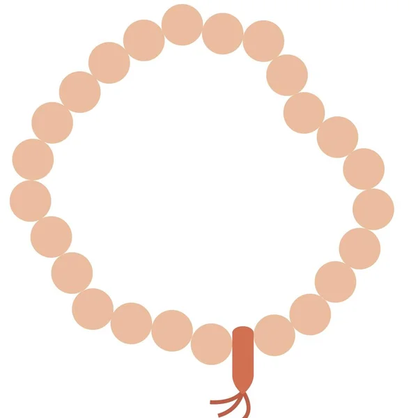 Illustration Necklace Pearl — Fotografia de Stock