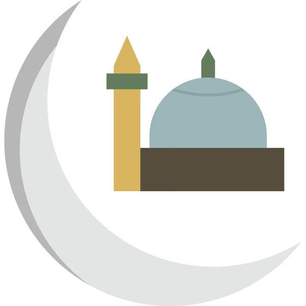 Ramadan Kareem Desain Ilustrasi Ikon Islamik — Stok Foto