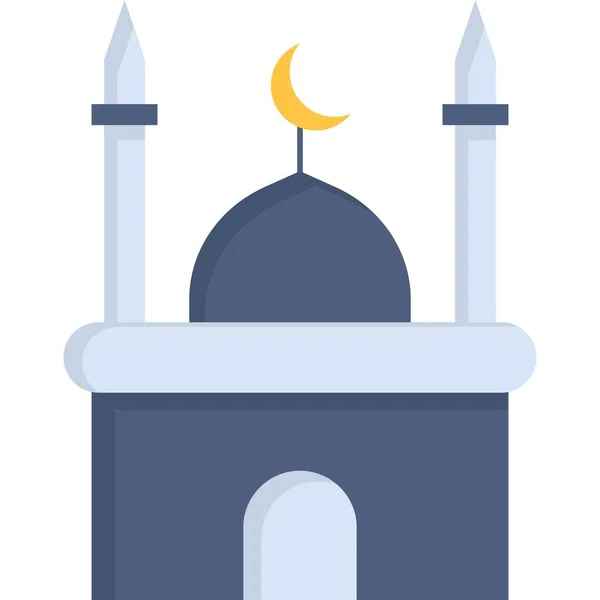 Mosque Web Icon Simple Design — Stock Photo, Image