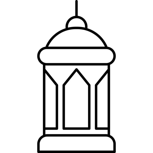 Lanterne Icône Web Illustration Simple — Photo