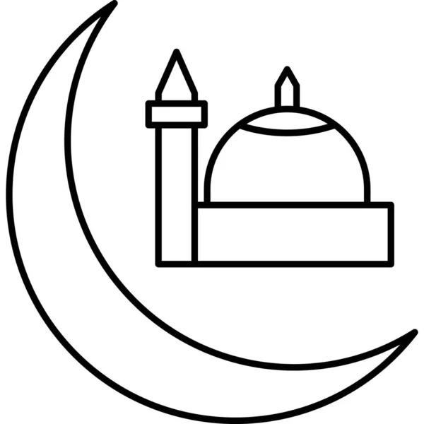 Ramadan Kareem Ícone Web — Fotografia de Stock