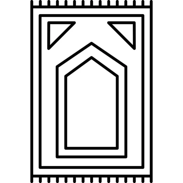 Window Icon Outline Style Isolated Vector Illustration — Φωτογραφία Αρχείου