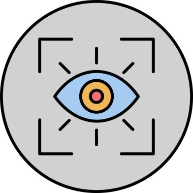 Seo ve teknoloji simgesinin vektör illüstrasyonu