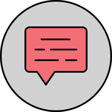 Sohbet balonu Basit resimleme