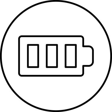 Pil. Web simgesi basit illüstrasyon