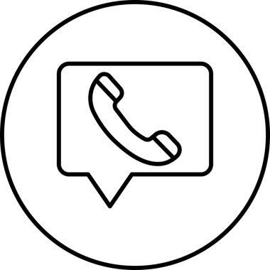 çağrı merkezi simgesi, vektör illüstrasyonu