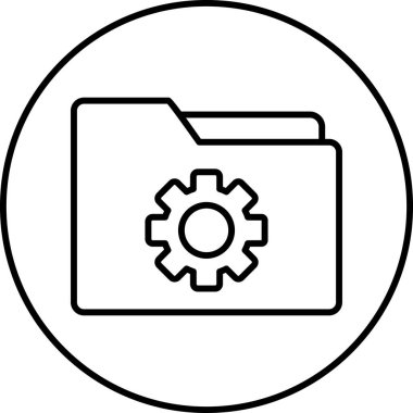 Seo simgesinin vektör illüstrasyonu