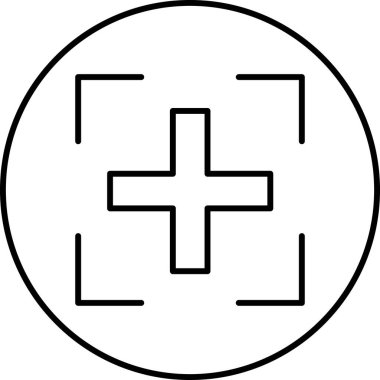 ekle. Web simgesi basit illüstrasyon