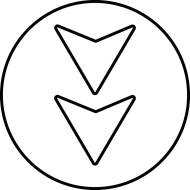 ok simgesinin vektör illüstrasyonu