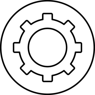 Teçhizat Web simgesi basit illüstrasyon