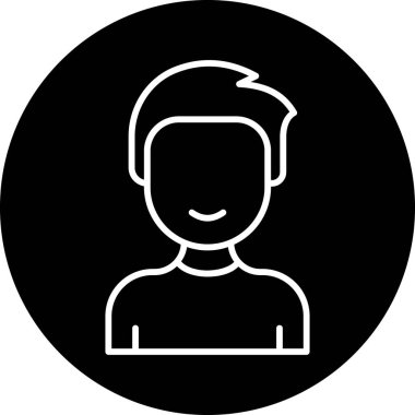 avatar simgesi vektör illüstrasyonu