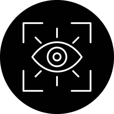 Seo ve teknoloji simgesinin vektör illüstrasyonu