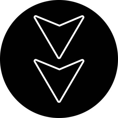 ok simgesinin vektör illüstrasyonu