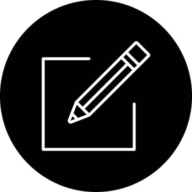 kalem simgesinin vektör illüstrasyonu