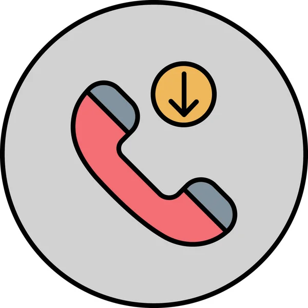 Call Center Icoon Vector Illustratie — Stockvector