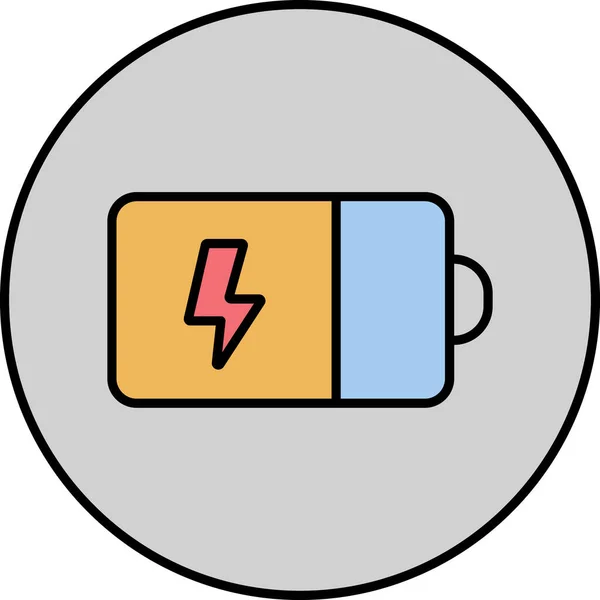 Batterij Die Gemakkelijk Kan Bewerken Wijzigen — Stockvector