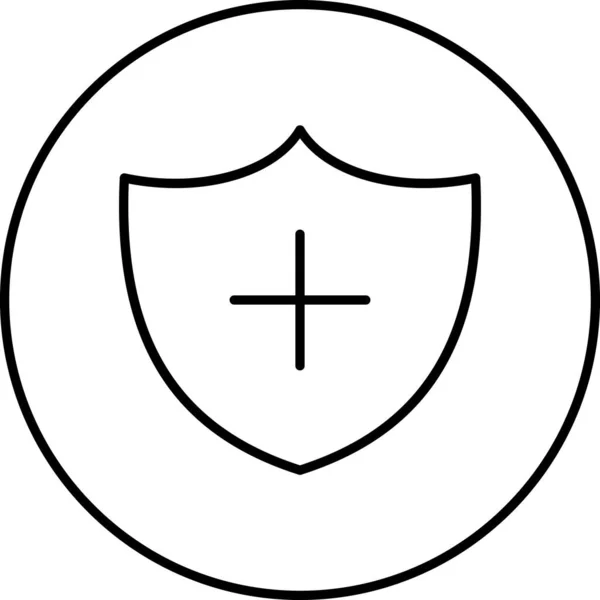 Щит Иконка Сайта — стоковый вектор