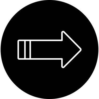 ok simgesinin vektör illüstrasyonu