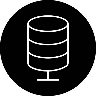 veritabanı simgesi, vektör resimleme