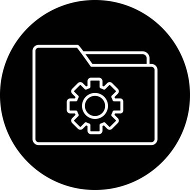 Seo simgesinin vektör illüstrasyonu