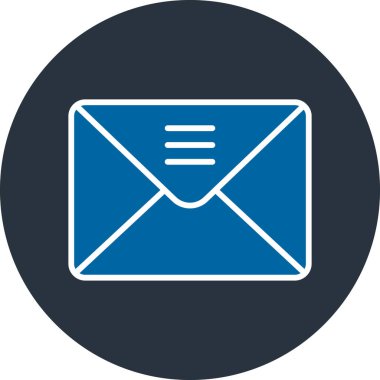 Posta simgesinin vektör illüstrasyonu