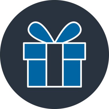 Hediye. Web simgesi basit illüstrasyon