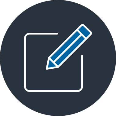 Kalem. Web simgesi basit tasarım