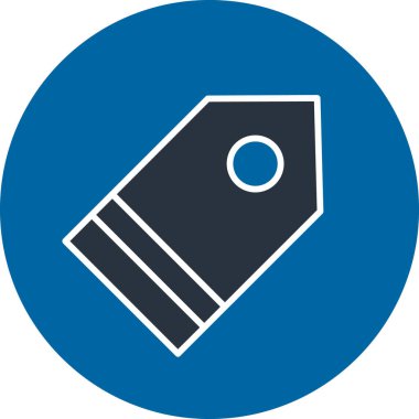 etiket simgesi vektör illüstrasyonu