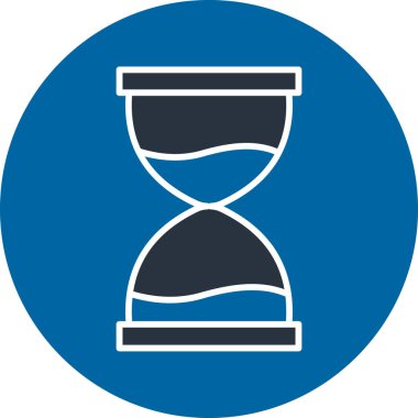 kum saati ikonu vektör illüstrasyonu