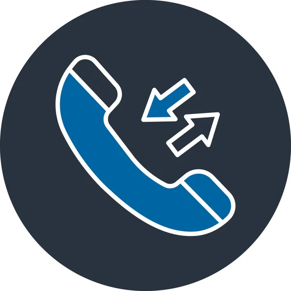 Vektor Illustration Des Telefon Icons — Stockvektor