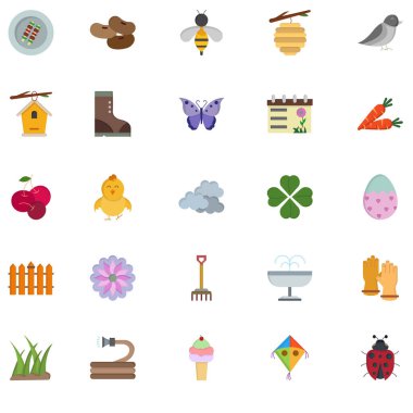 Bahar Simgesi Paketi Kolayca düzenleyebilir veya değiştirebilir