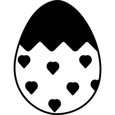 Çizgi film yumurtasının vektör çizimi