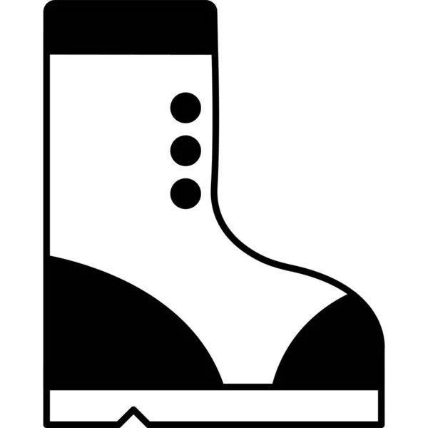 Sapatos Ícone Web Ilustração Simples — Vetor de Stock