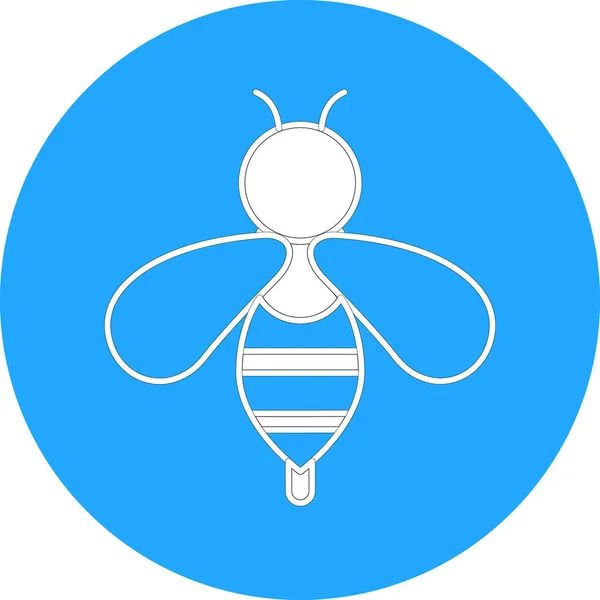 Μέλισσα Που Μπορεί Εύκολα Επεξεργαστεί Τροποποιήσει — Διανυσματικό Αρχείο