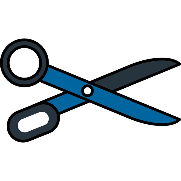 Scissors Web Icon Simple Illustration — Stock Vector