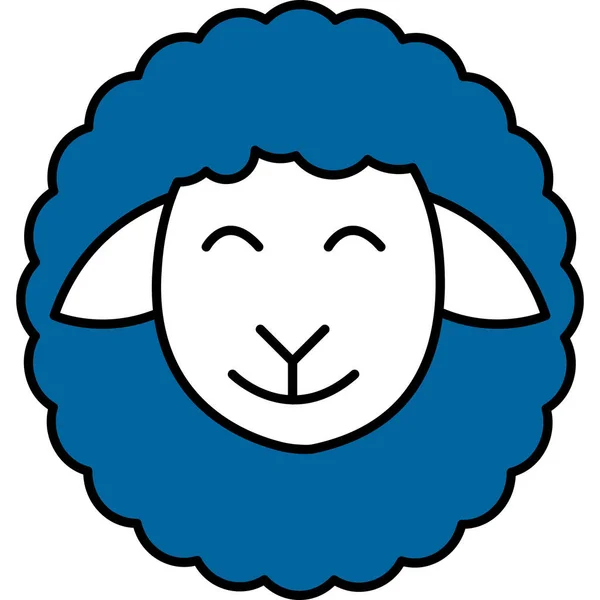 Sheep Which Can Easily Edit Modify — Stock Vector