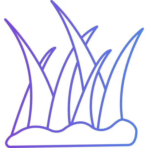 Illustrazione Vettoriale Fiore Viola — Vettoriale Stock