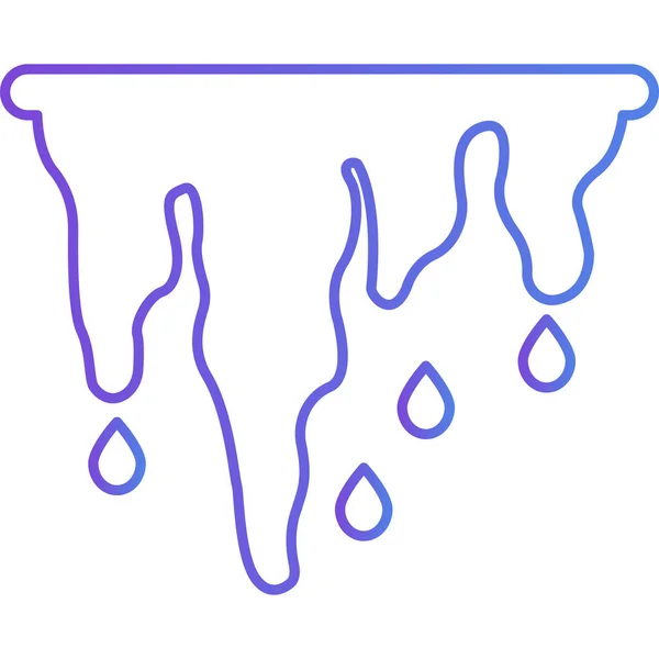 Векторная Иконка Капли Воды — стоковый вектор