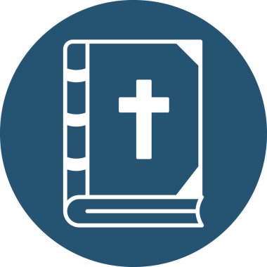 İncil. Web simgesi basit illüstrasyon