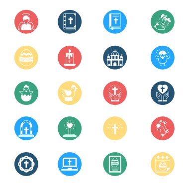 Paskalya Simgesi Paketi Kolayca düzenleyebilir ya da düzenleyebilir