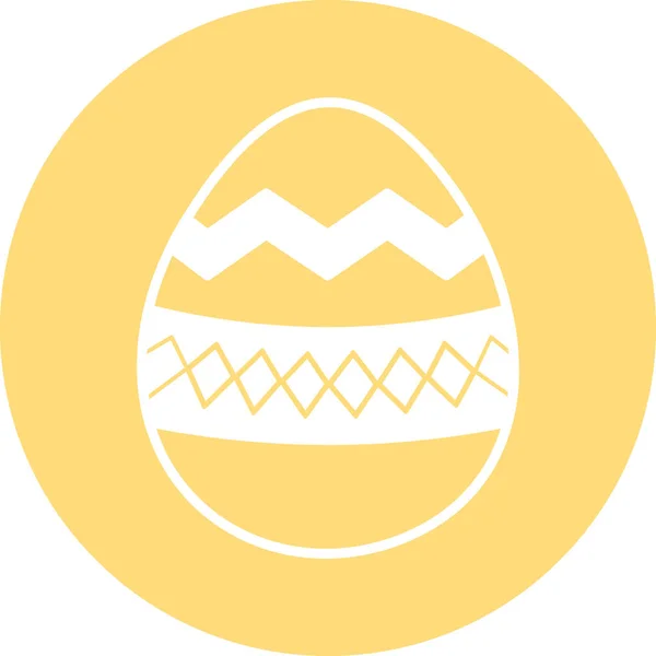 Vector Illustration Single Isolated Egg Icon — Stock Vector
