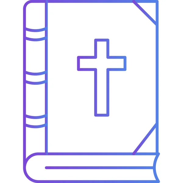 Bibel Ikon Vektor Illustration — Stock vektor