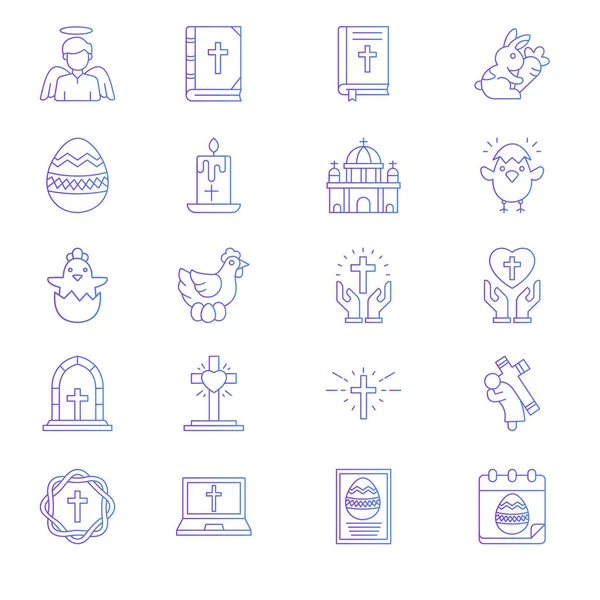 Set Universal Icons Web Mobile Modern Isolated Design Elements Your — Stock Vector