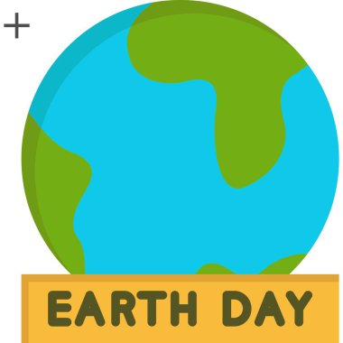 dünya günü vektör illüstrasyonu