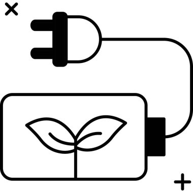 Ekoloji. Web simgesi basit tasarım