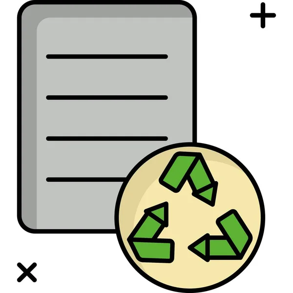 Ilustracja Ikony Dokumentu — Wektor stockowy