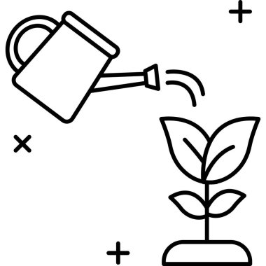 Bitki. Web simgesi basit tasarım