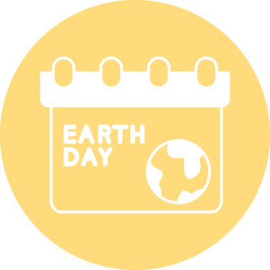 Takvim simgesinin vektör illüstrasyonu