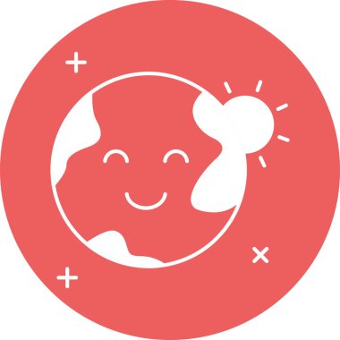 Tatlı bir çizgi film bebeğinin vektör çizimi