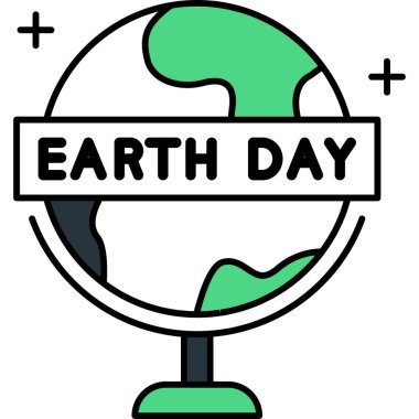 dünya haritası simgesi, vektör illüstrasyonu